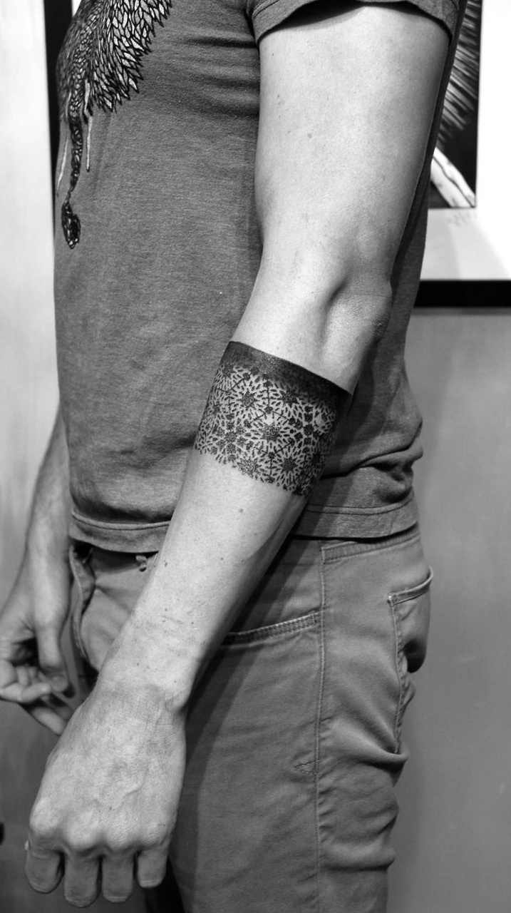 bicep band tattoos for guys 65 best TATTOO GEOMETRIC images on Pinterest