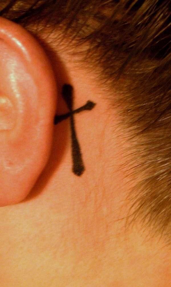 Best tattoo Design Hehind Ear 10