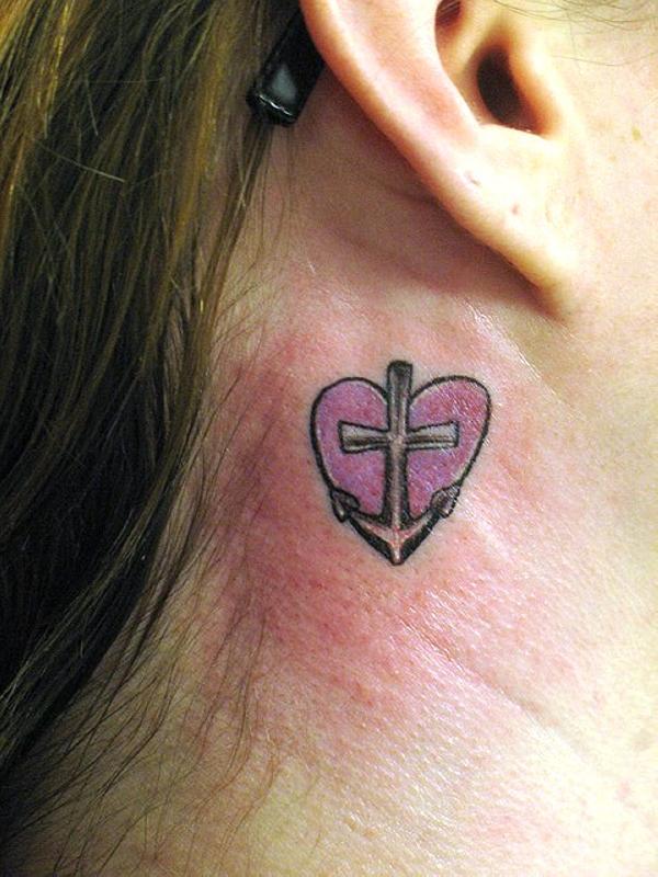 Best tattoo Design Hehind Ear 14