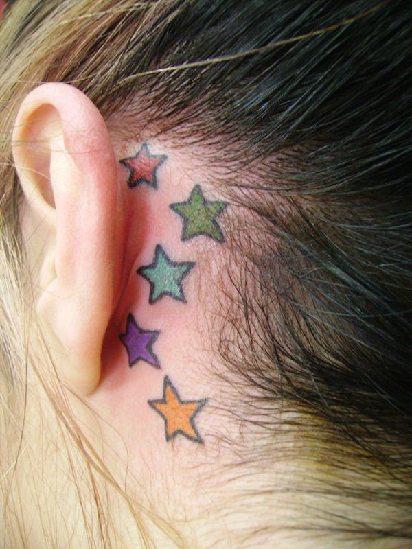 Best tattoo Design Hehind Ear 31
