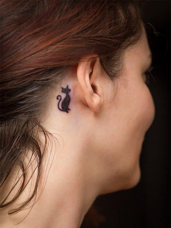 Best tattoo Design Hehind Ear 40