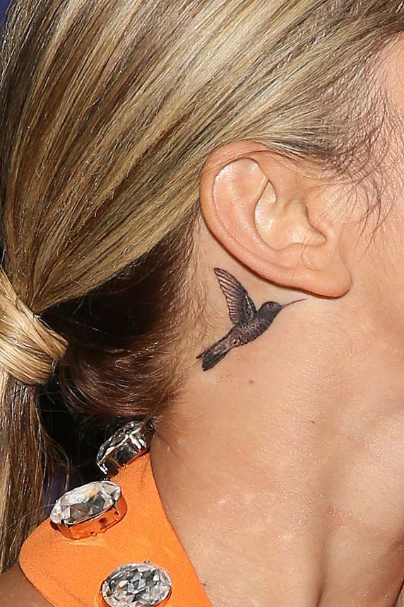 Best tattoo Design Hehind Ear 8